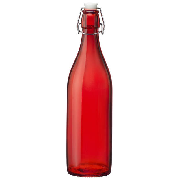 Bormioli Rocco Beugelfles / Weckfles Giara - Rood - 1 liter