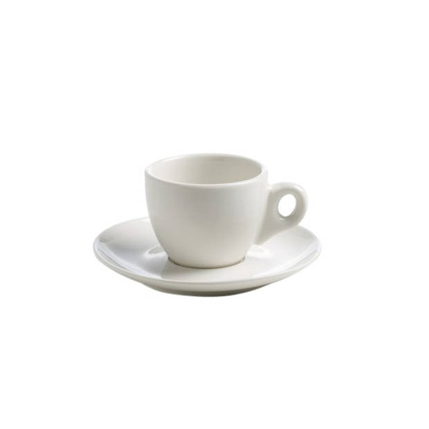 Maxwell & Williams Espresso kopje met Schotel White Basics Round 70 ml