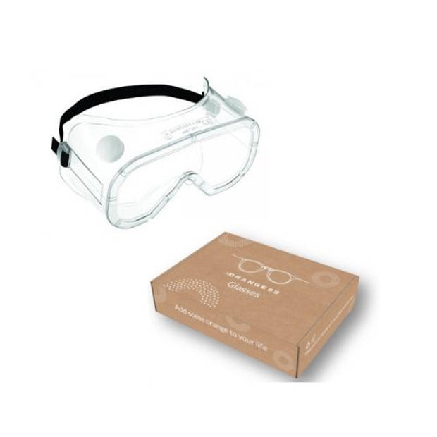 Orange85 Veiligheidsbril met elastiek - beschermbril - transparant - met ventilatiegaten