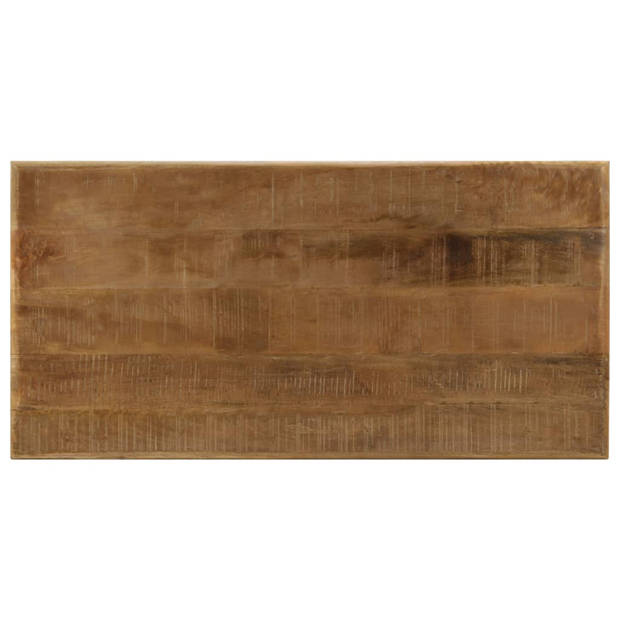 vidaXL Eettafel 120x60x76 cm massief mangohout