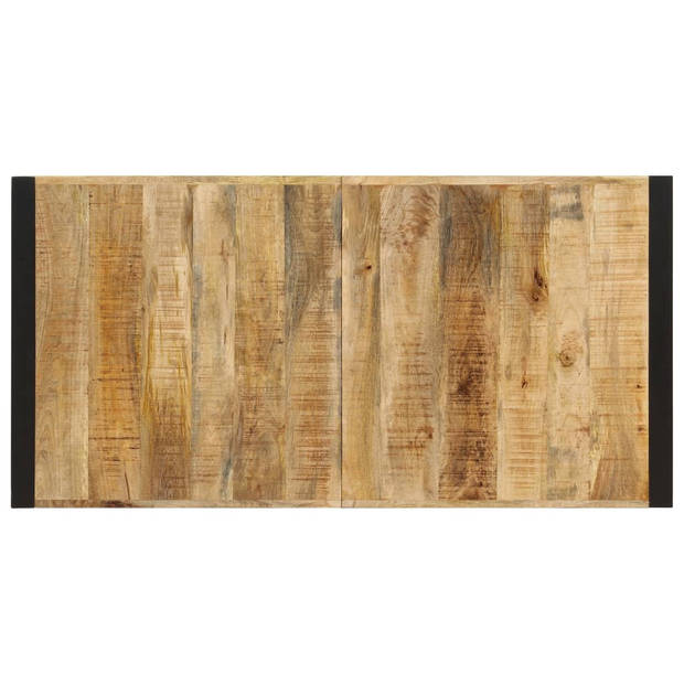 vidaXL Eettafel 140x70x75 cm massief mangohout