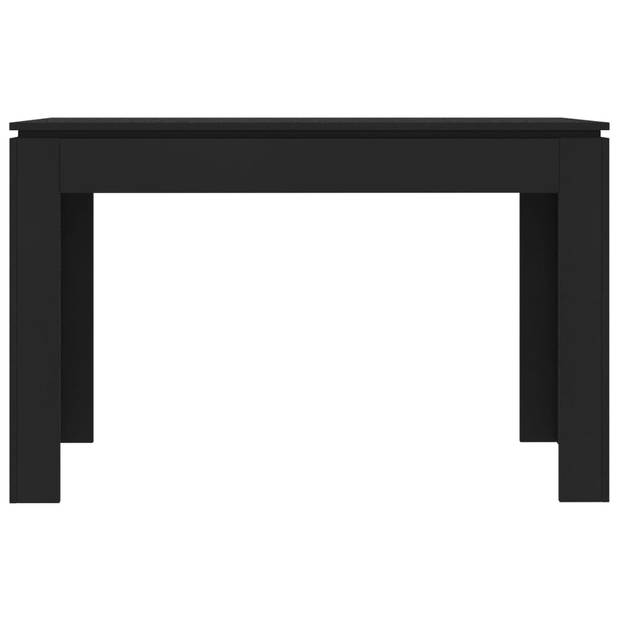 The Living Store Eettafel - 120 x 60 x 76 cm - zwart hout