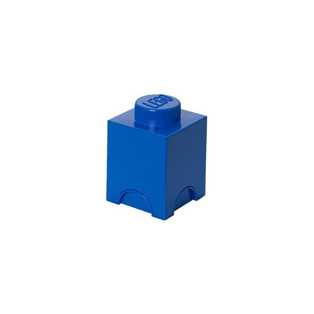 LEGO - Set van 2 - Opbergbox Brick 1, Blauw - LEGO