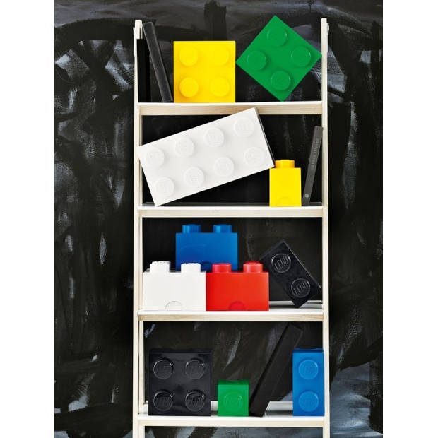 LEGO - Set van 2 - Opbergbox Brick 2, Blauw - LEGO