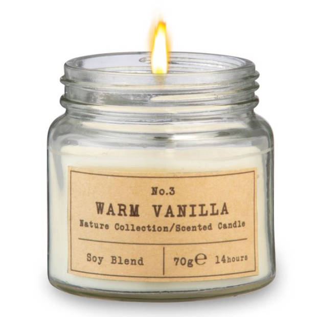 Blokker geurkaars - Warm Vanilla - 14 branduren