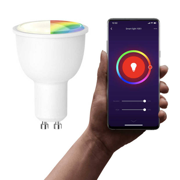 Silvergear Smart WiFi Led Lampen GU10 - 3 stuks - Via iOS en Android App - Google Home en Amazon Alexa