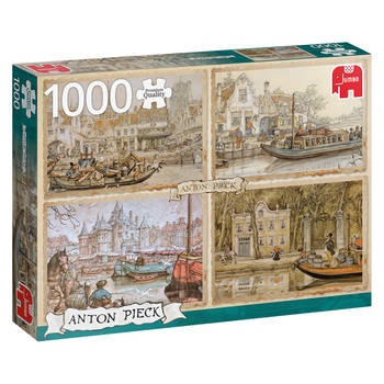 Jumbo puzzel Anton Pieck Canal Boats - 1000 stukjes