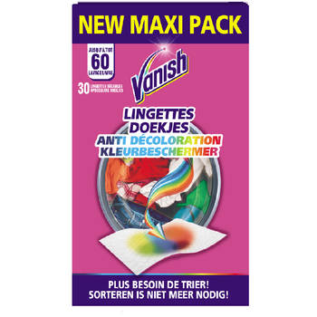 Vanish Kleurbeschermer doekjes Maxi Pack  - 30 stuks Kleurvangers