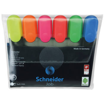 Schneider tekstmarkers Job 150 1-4,5 mm 10 cm 6 stuks