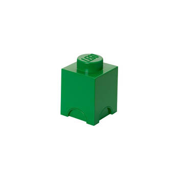 Set van 2 - Opbergbox Brick 1, Groen - LEGO