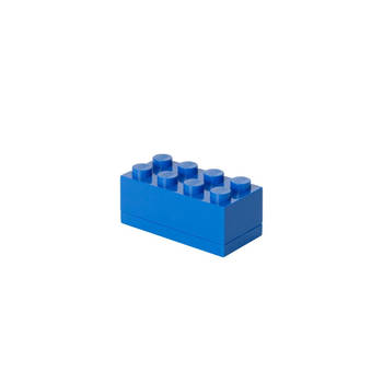 LEGO - Set van 2 - Opbergbox Mini 8, Blauw - LEGO