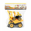 Toi-Toys bouwvoertuigen kiepwagen en bulldozer 27 x 29,5 cm geel