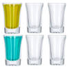 Shotglazen/borrelglaasjes - set van 24x st - 40 ml - glas - transparant - Shotglazen