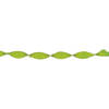 3x stuks Crepepapier feestslinger lime groen 6 meter - Feestslingers