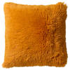 Dutch Decor - FLUFFY - Sierkussen 60x60 cm - superzacht - XL kussen - Golden Glow - geel