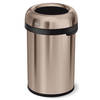 Simplehuman - Afvalemmer Bullet Open Top Can 115 liter - Rose Gold - Simplehuman