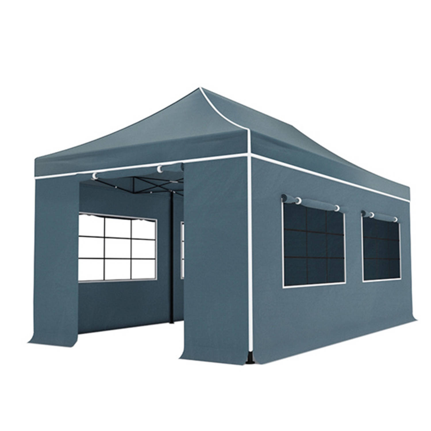 Easy up 3x6m grijs luxe partytent