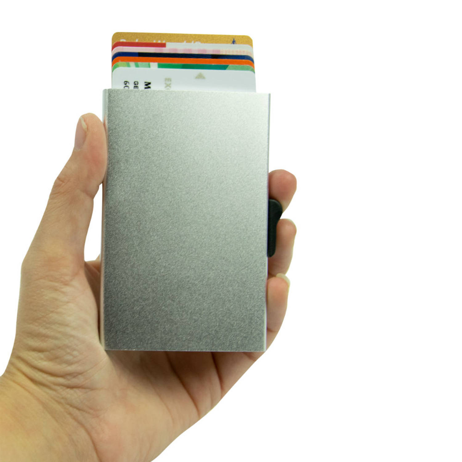 Sitcom stil Tijdig Silvergear Aluminium Pasjeshouder - RFID Bescherming - Geldclip | Blokker