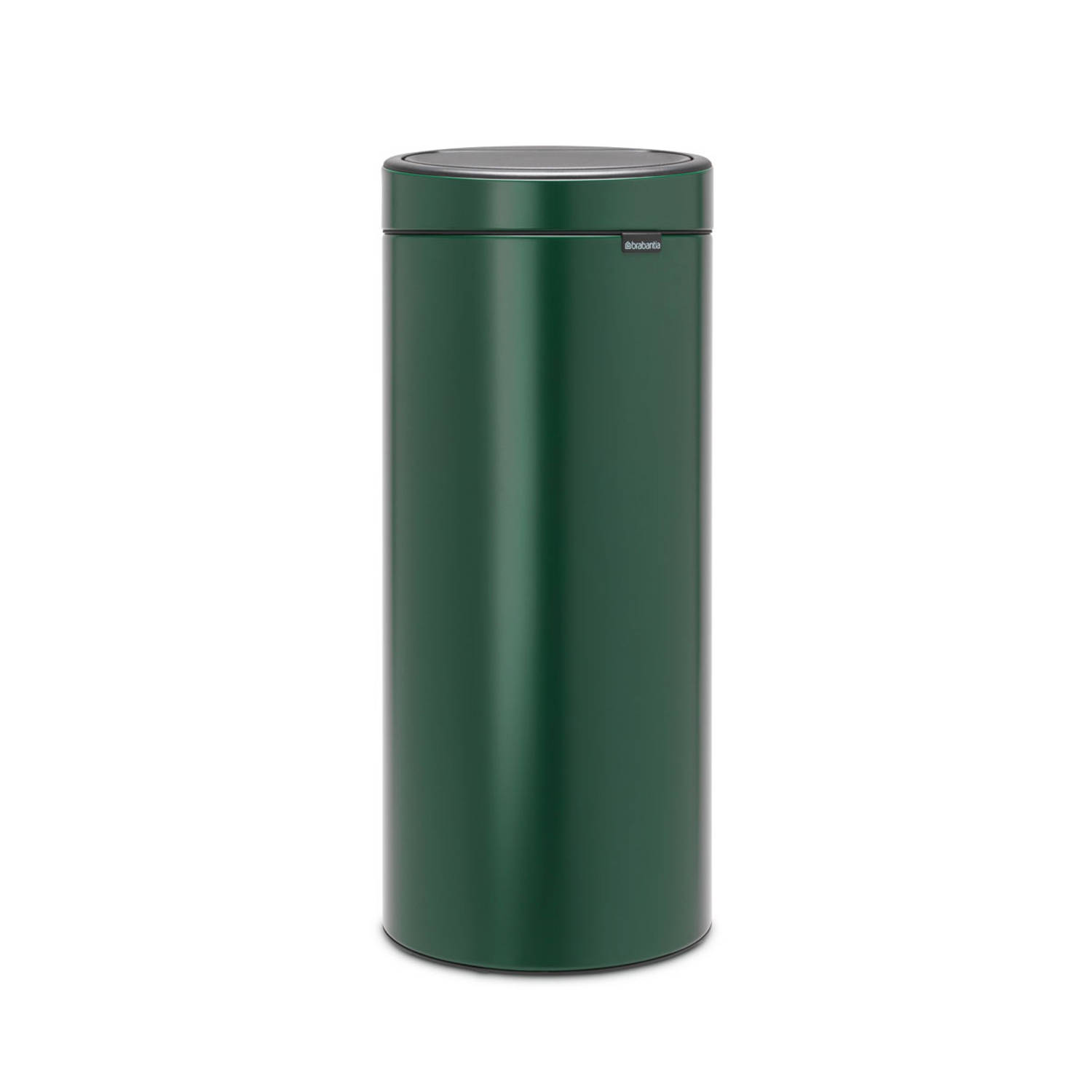 Brabantia Touch Bin afvalemmer 30 liter met kunststof binnenemmer - Pine | Blokker
