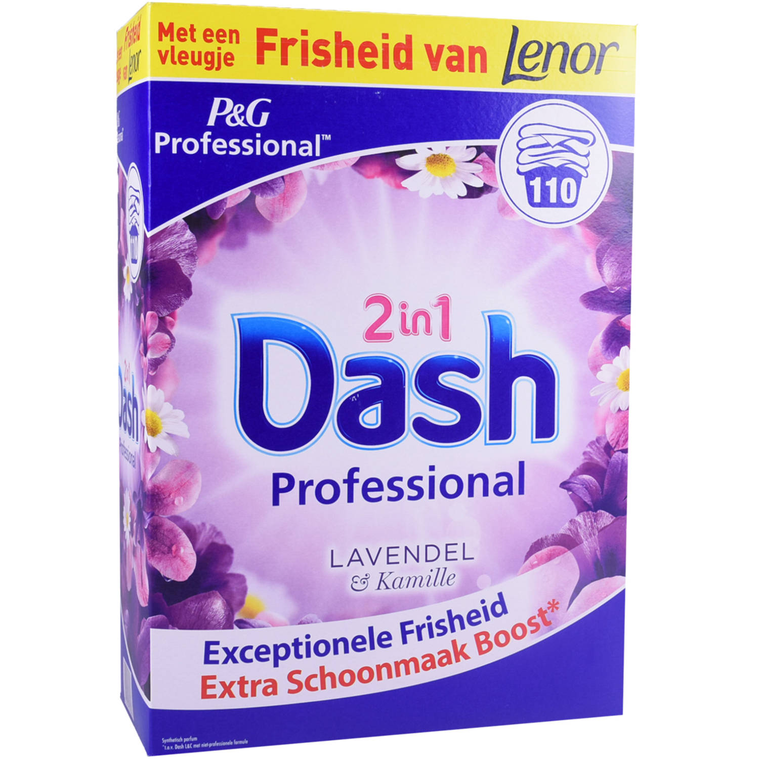 Dash Waspoeder Lavendel & Kamille 2 In 1 Professional - 110 Wasbeurten