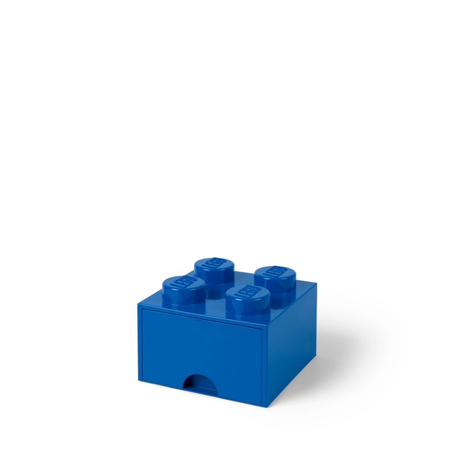 Opberglade Lego: brick 4 blauw