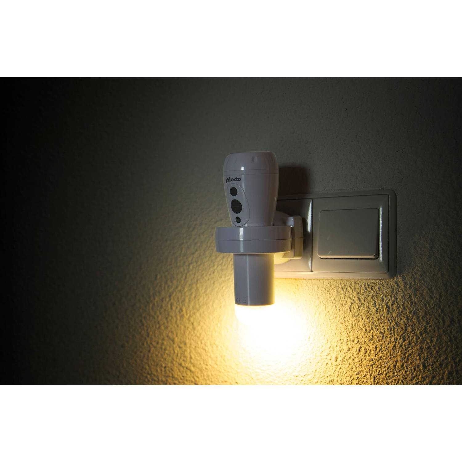Ramkoers taart onpeilbaar Oplaadbare LED zaklamp / automatisch LED nachtlampje Alecto ATL-110 Wit |  Blokker