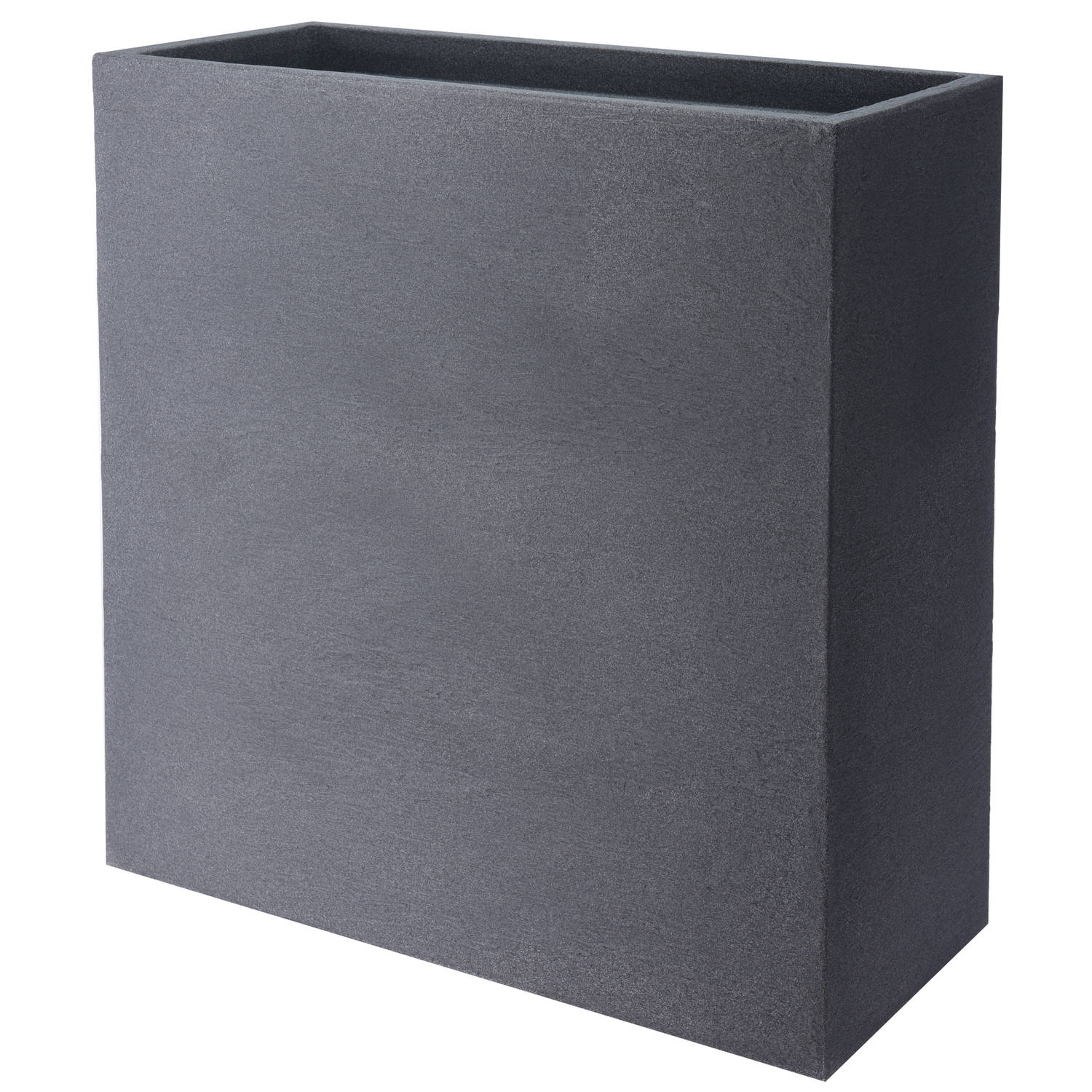 4gardenz® Stone Rechthoekige Bloembak 60x60x26cm Grijs