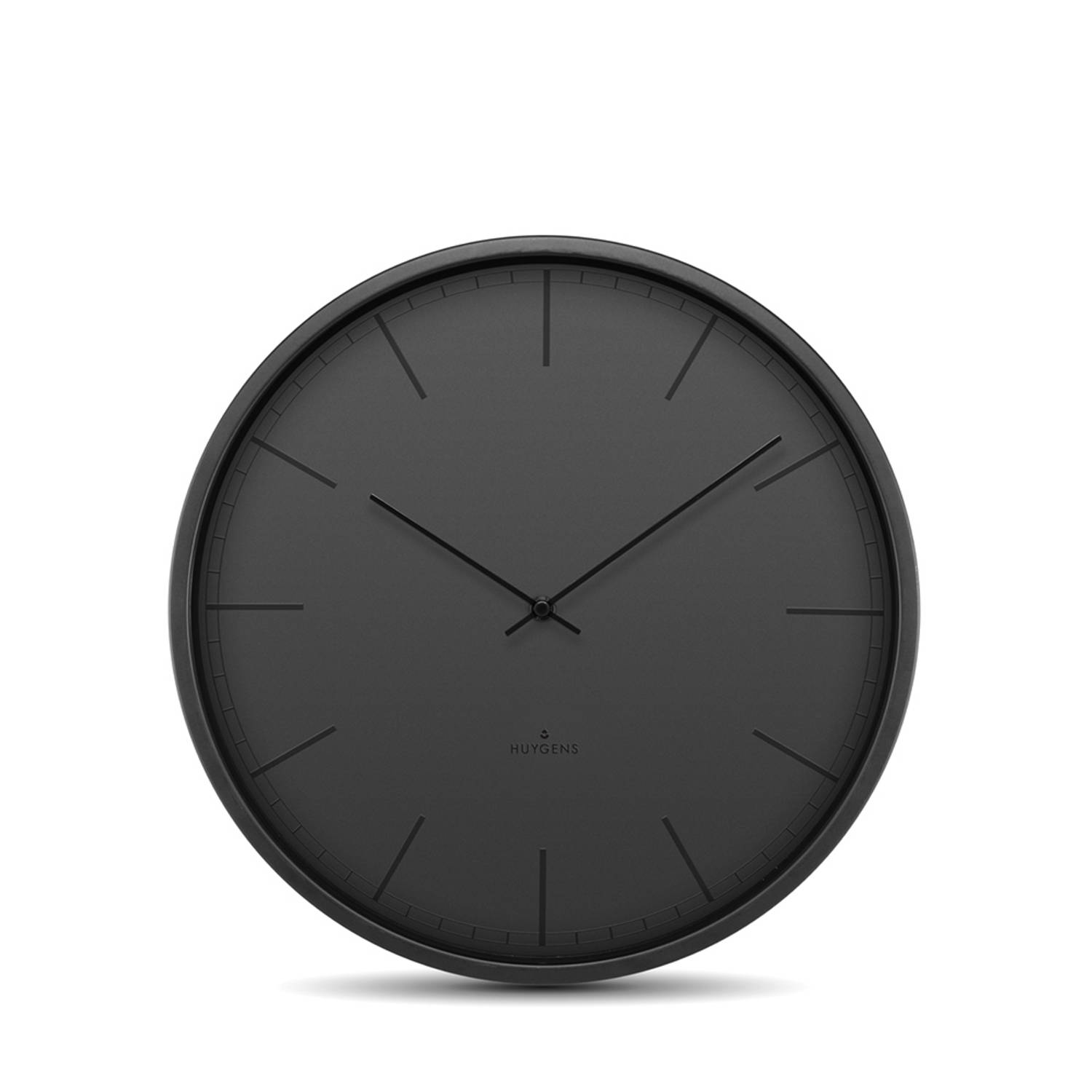 van Word gek vezel Huygens - Tone Index 25cm - Zwart - Wandklok - Stil - Quartz uurwerk |  Blokker