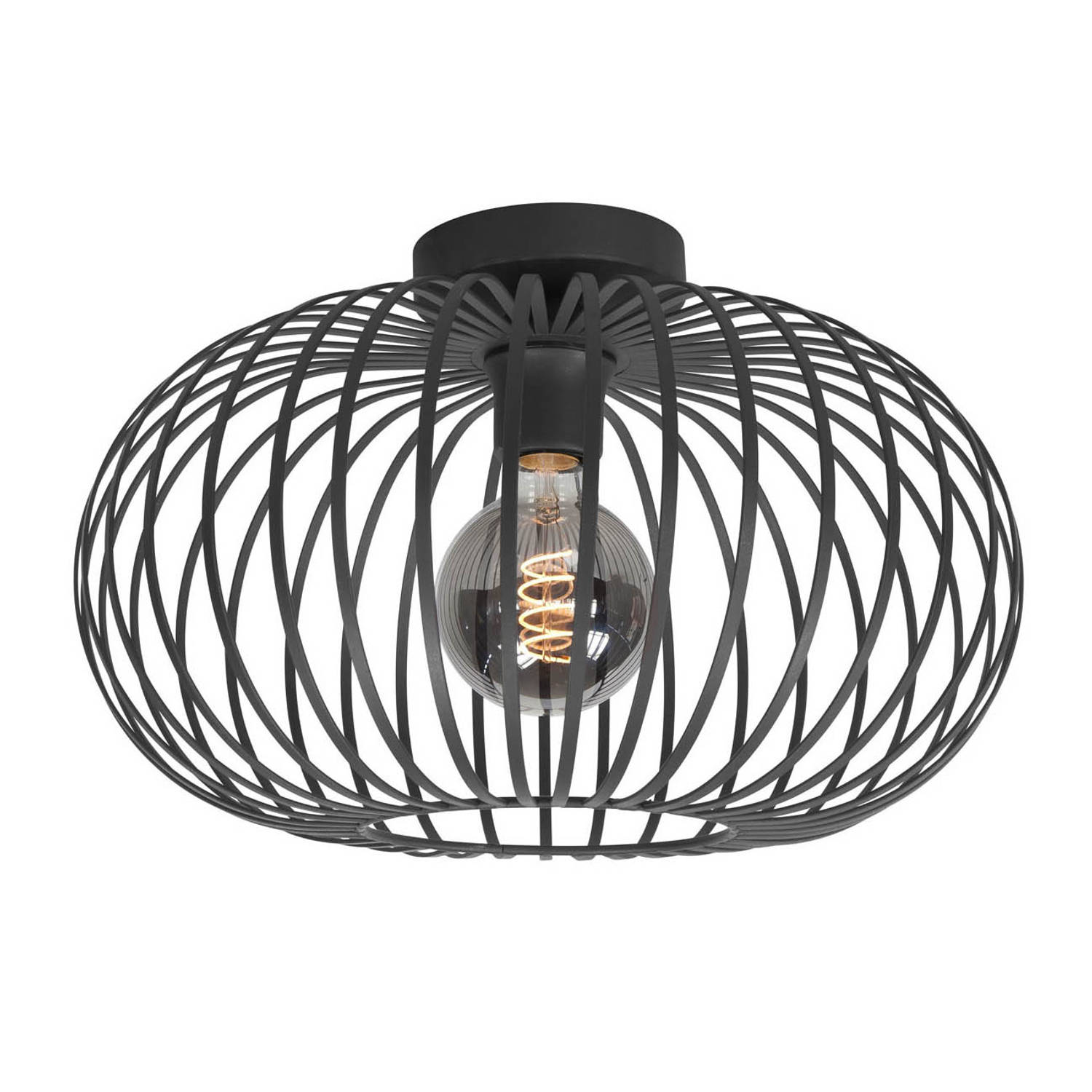 Highlight Plafondlamp Bolato Ø 50 cm zwart