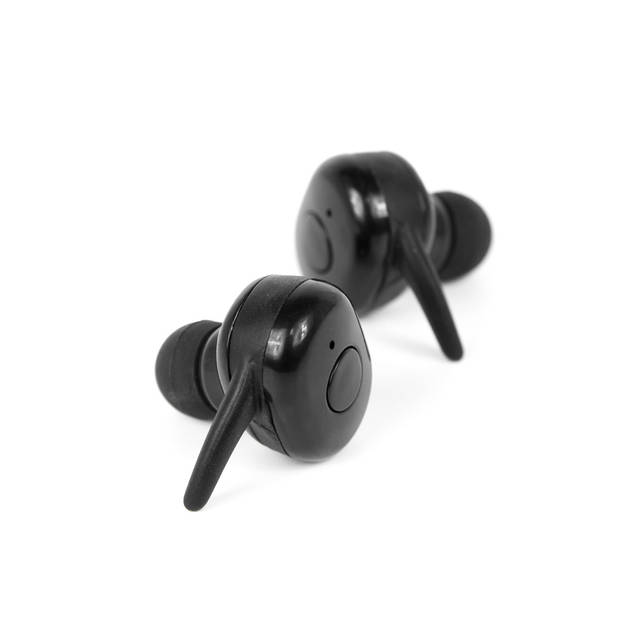Silvergear Draadloze In Ear Sport Oordopjes Zwart - Bluetooth - Met Oplaadbare Opbergcase