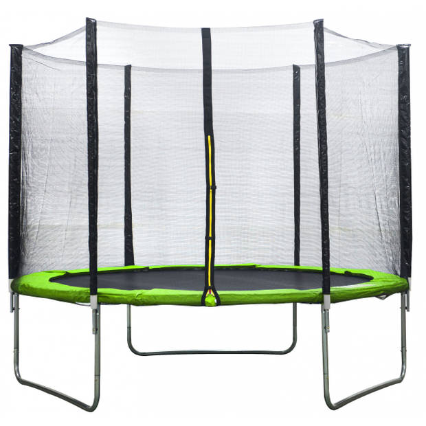 AMIGO trampoline met veiligheidsnet 305 cm lichtgroen