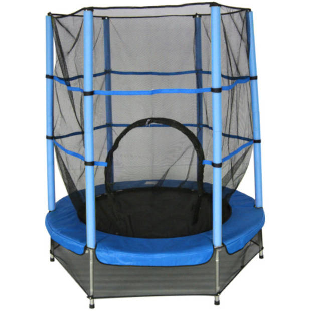 AMIGO trampoline met veiligheidsnet 139 cm blauw