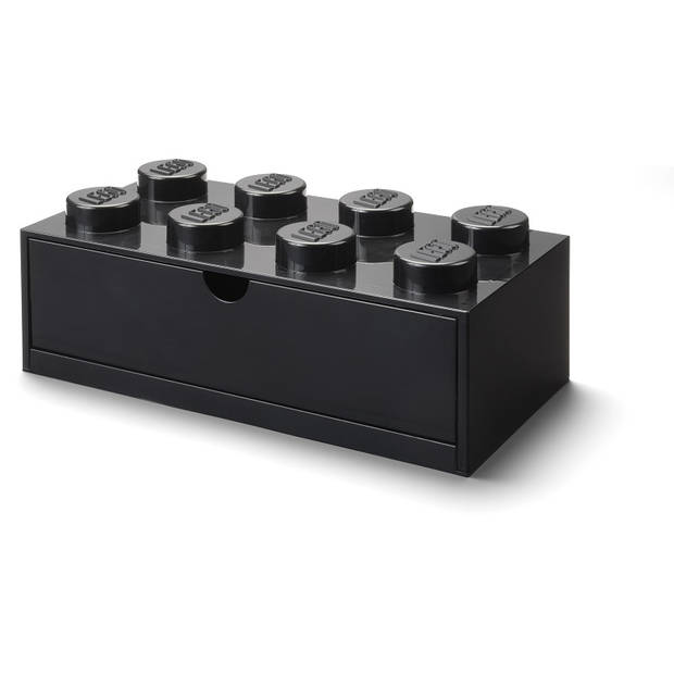LEGO - Set van 4 - Bureaulade Brick 8, Zwart - LEGO