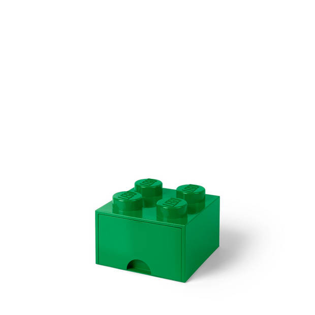 LEGO - Set van 4 - Opberglade Brick 4, Groen - LEGO