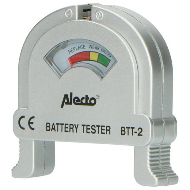 Batterijtester AA/AAA/C/D/9V Alecto BTT-2 Zwart