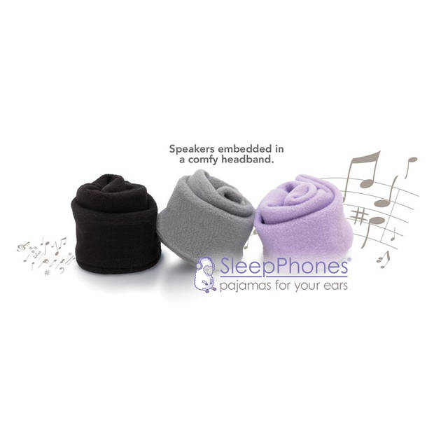 SleepPhones classic breeze pitch zwart large/extra large
