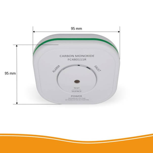 ELRO Connects FF5048R Combi pakket - Koppelbare Koolmonoxidemelder en Rookmelder