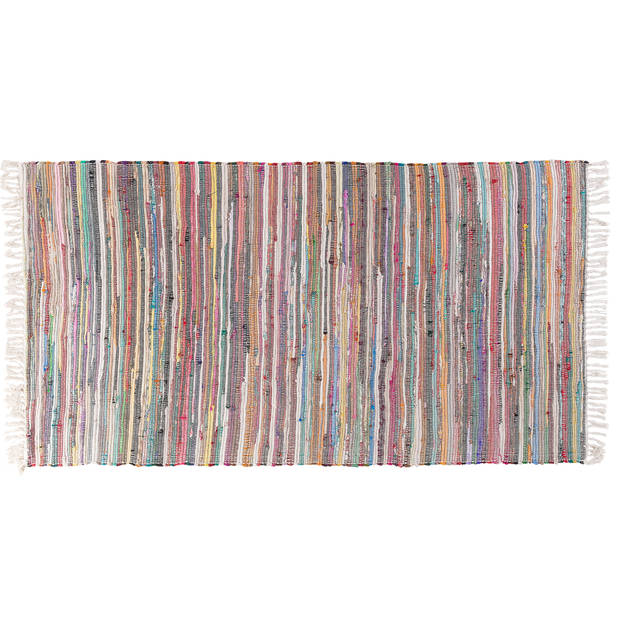 Beliani DANCA - Laagpolig-Multicolor-Polyester, Katoen