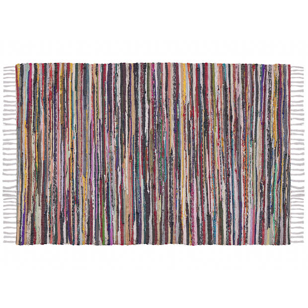 Beliani DANCA - Laagpolig-Multicolor-Polyester, Katoen