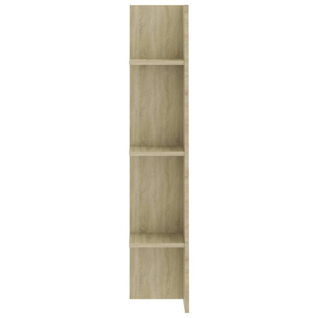 vidaXL Tv-meubel 152x22x113 cm bewerkt hout sonoma eikenkleurig