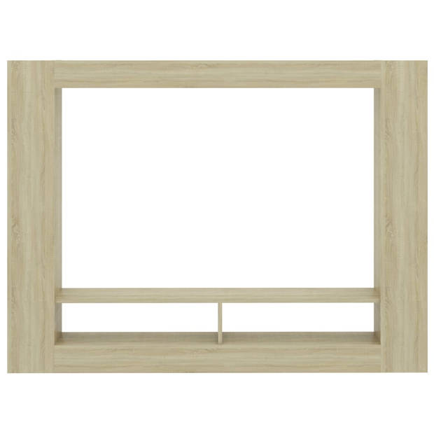 vidaXL Tv-meubel 152x22x113 cm bewerkt hout sonoma eikenkleurig