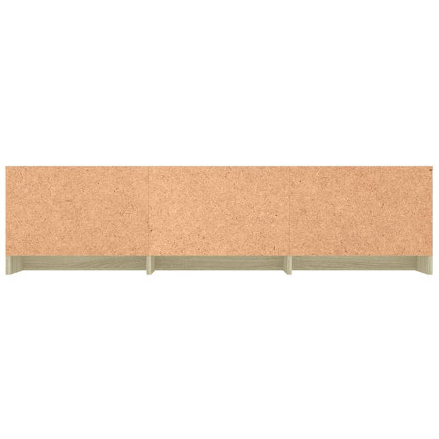 vidaXL Tv-meubel 140x40x35,5 cm bewerkt hout sonoma eikenkleurig