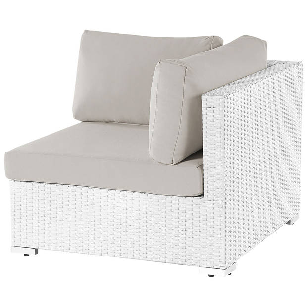 Beliani SANO - Loungeset-Wit-PE rotan