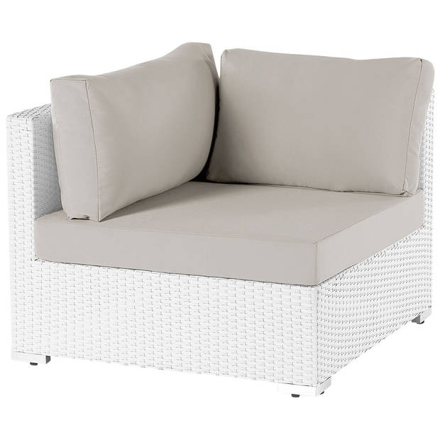 Beliani SANO - Loungeset-Wit-PE rotan