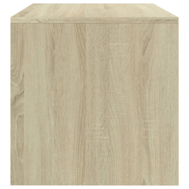 vidaXL Tv-meubel 80x40x40 cm bewerkt hout sonoma eikenkleurig