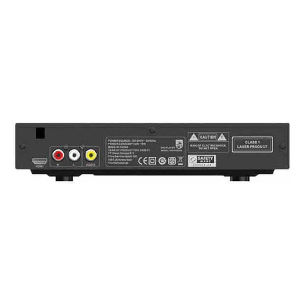 Philips TAEP200 - DVD-speler met CD-ondersteuning (geschikt voor DivX Ultra, MPEG1, MPEG2, MPEG4) en HDMI - Zwart