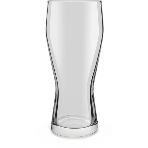 6x Speciaal bierglazen transparant 400 ml Mainz - Bierglazen