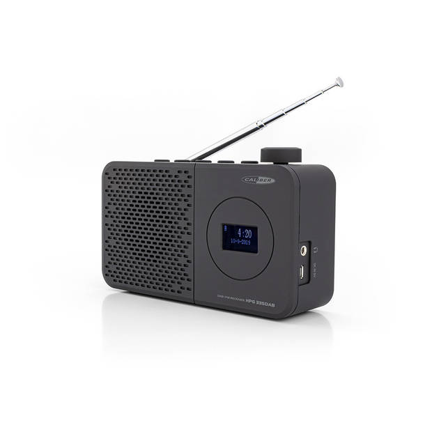 Caliber Portable DAB+ / FM Radio - Met ingebouwde accu (HPG335DAB)