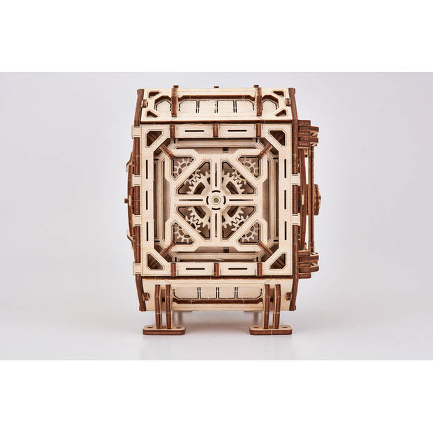 Wood Trick Kluis met Tandwielen - Houten Modelbouw