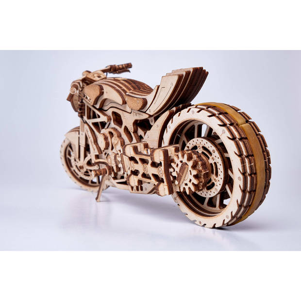 Wood Trick Motorfiets DMS - Houten Modelbouw